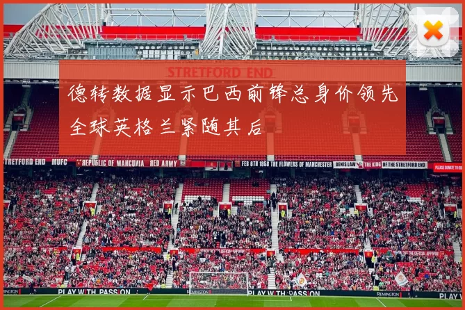 德转数据显示巴西前锋总身价领先全球英格兰紧随其后